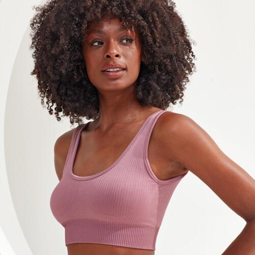 Women's TriDri® ribbed seamless 3D fit multi-sport bra Thumbnail