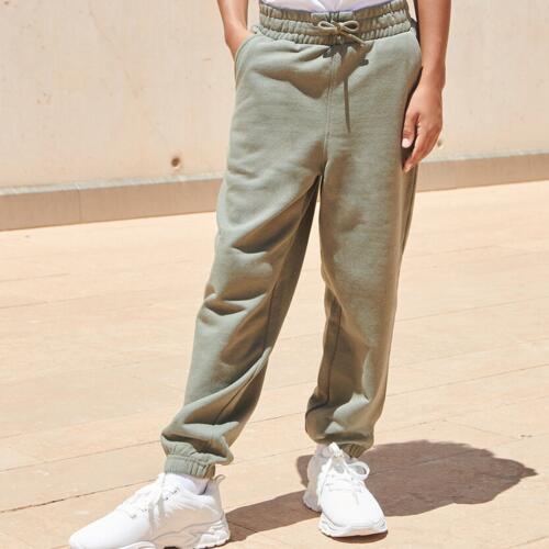 Kids sustainable fashion cuffed joggers Thumbnail