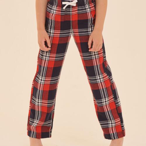 Kids tartan lounge pants Thumbnail