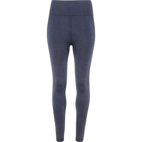 Women's TriDri® seamless '3D fit' multi-sport denim look leggings Thumbnail