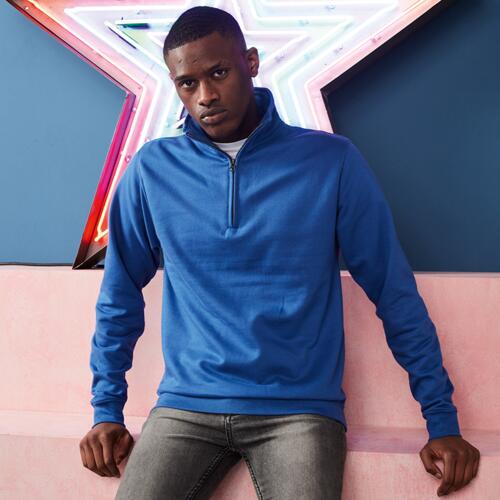 AWDis ¼ zip sweatshirt Thumbnail